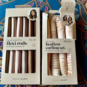 Kitsch styling flexi rods and heatless curling set
